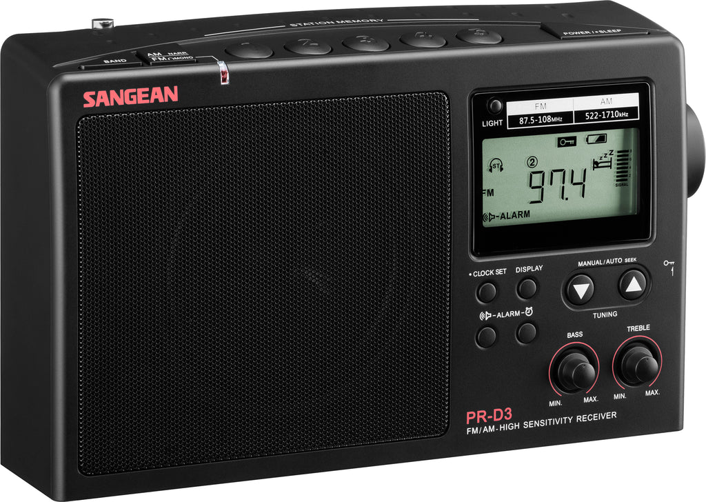 PR-D4BT Radio Portátil AM / FM / Bluetooth│SANGEAN Electronics