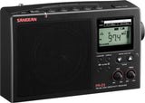Sangean PR-D3 AM/FM Long Range Portable Radio Black