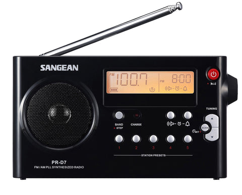 PRD7 Black AM/FM Radio