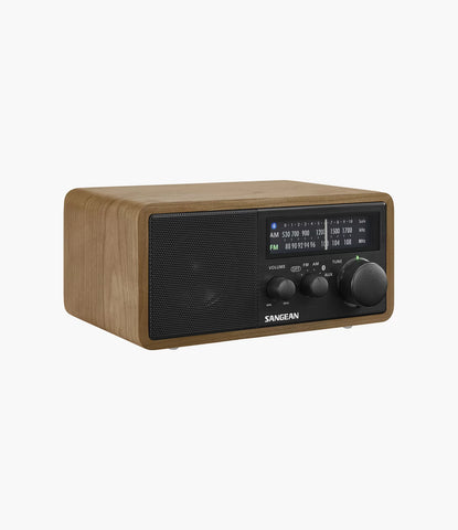 Sangean WR-11BT+ FM / AM / Bluetooth / Aux-in Wooden Cabinet Radio