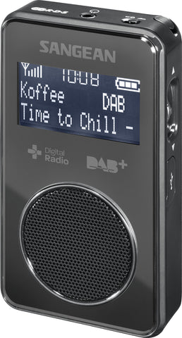 Sangean DPR-69 – Radio Portable DAB+ / FM RDS Blanche – Réveil, Horloge, Recharge Piles – Qualité Sonore Exceptionnelle