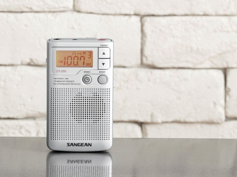 Sangean DT-250 AM/FM Stereo Pocket Radio