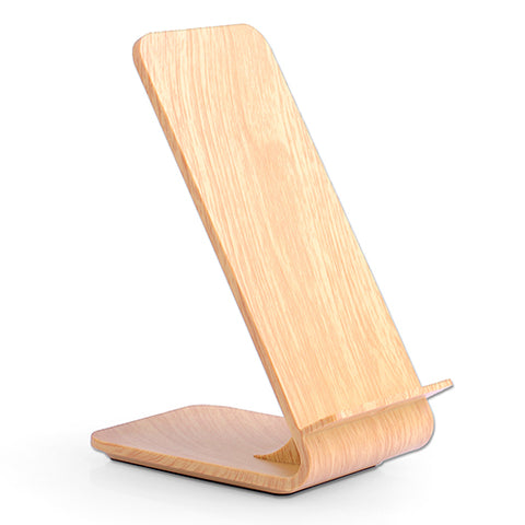 Timber Look Wireless Charging Stand