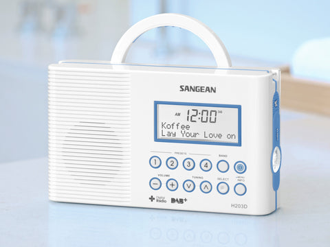 Sangean H203D Waterproof DAB+/FM Portable Digital Radio