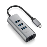 Minix Neo C-E : USB-C to 3-port USB 3.0 and gigabit ethernet adaptor