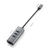 Minix Neo C-E : USB-C to 3-port USB 3.0 and gigabit ethernet adaptor
