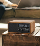 Sangean WR-11BT+ FM / AM / Bluetooth / Aux-in Wooden Cabinet Radio