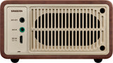Sangean WR-7 FM / Bluetooth / Aux-in Compact Wooden Cabinet Radio